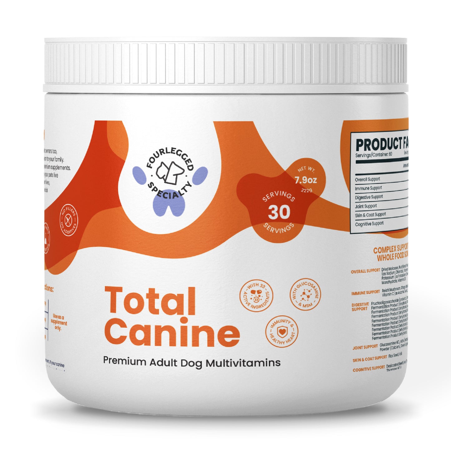 Total Canine Premium adult dog vitamins