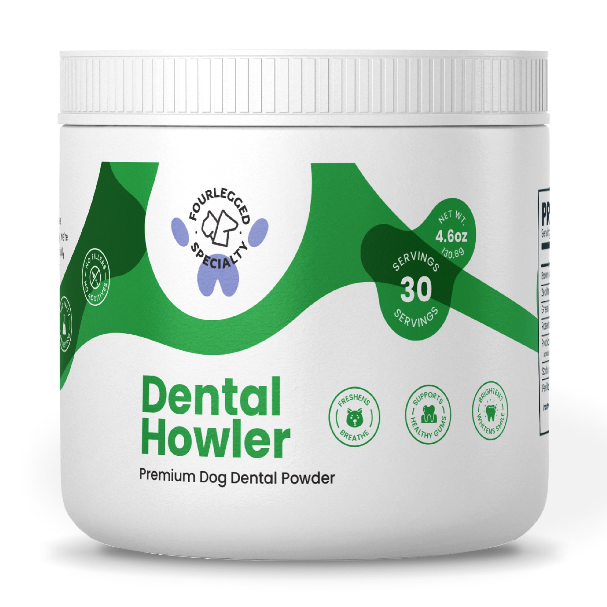 Dental Howler Premium Dog Dental Powder