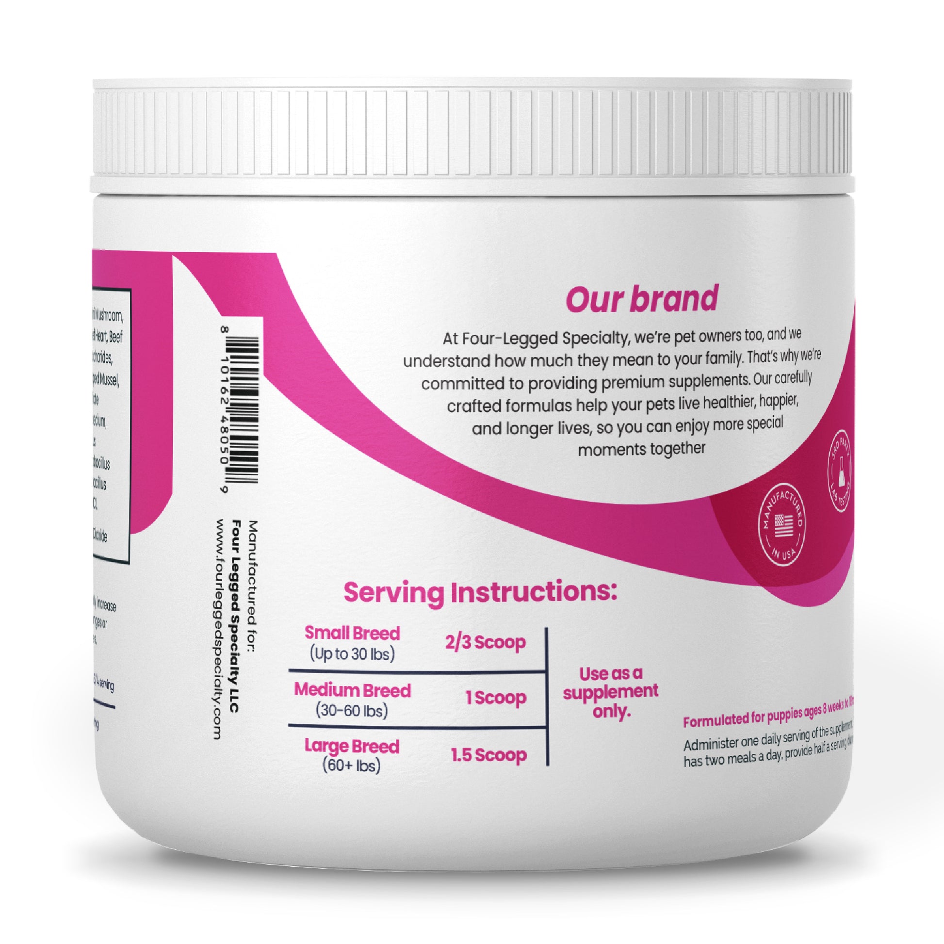Puppy Boost Premium Dog Mushroom Blend