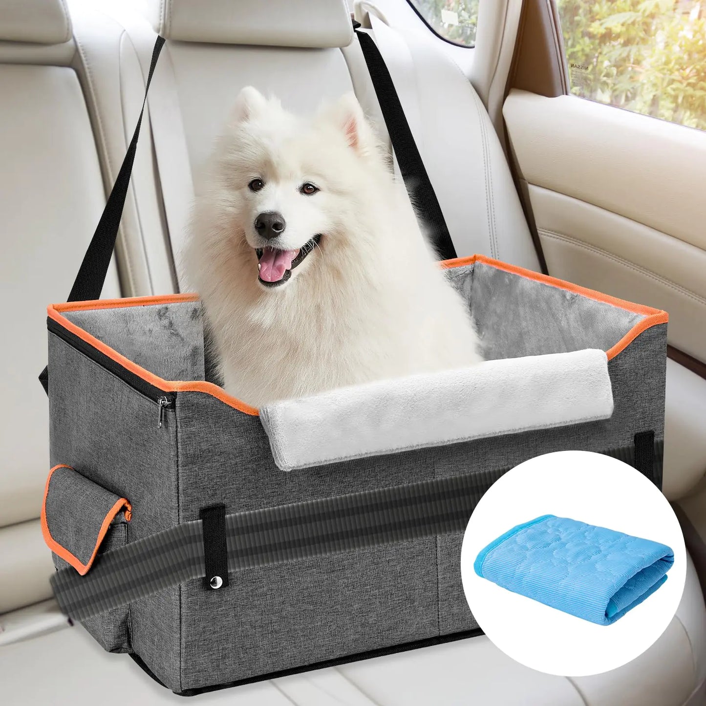 Elevated Dog Car Seat