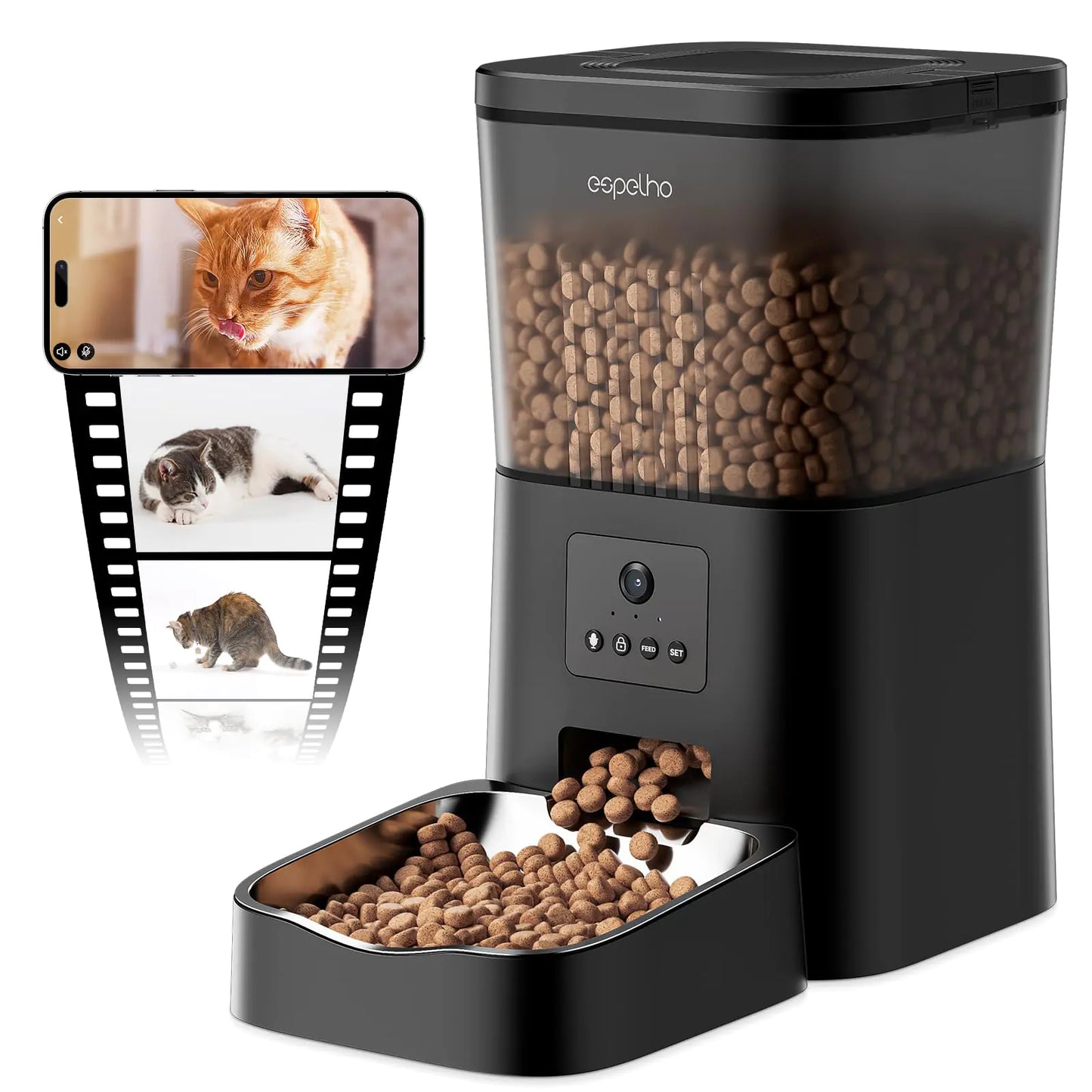 Automatic Cat/Dog Feeder with Camera