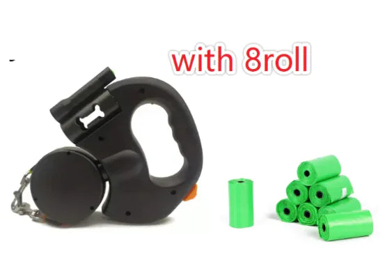 2 in 1 Retractable Dog Leash