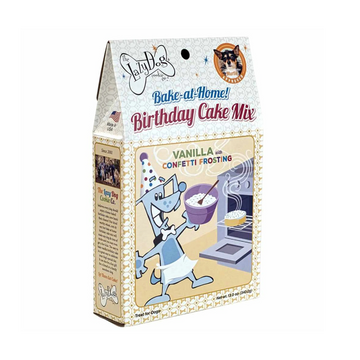 Lazy Dog Vanilla Birthday Cake & Frosting Mix w/Sprinkles Dog Treat 12oz