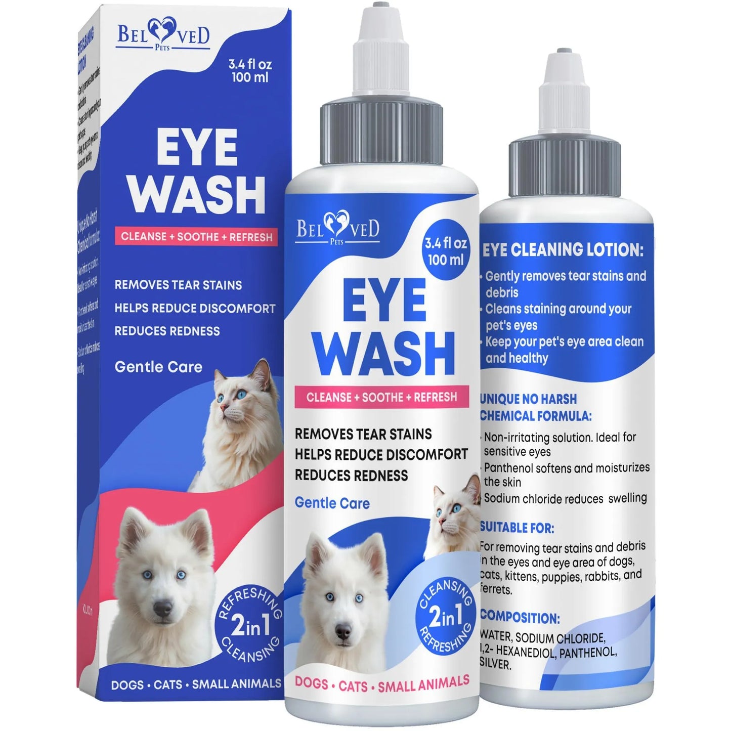 Cat & Dog Eye Drops & Tear Eye Infection Treatment