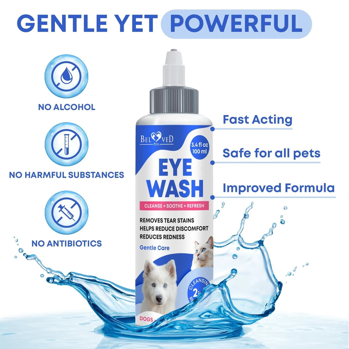 Cat & Dog Eye Drops & Tear Eye Infection Treatment