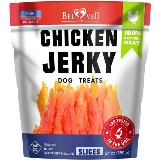 All-Natural Chicken Jerky Dog Treats – High Protein, Grain-Free Chews