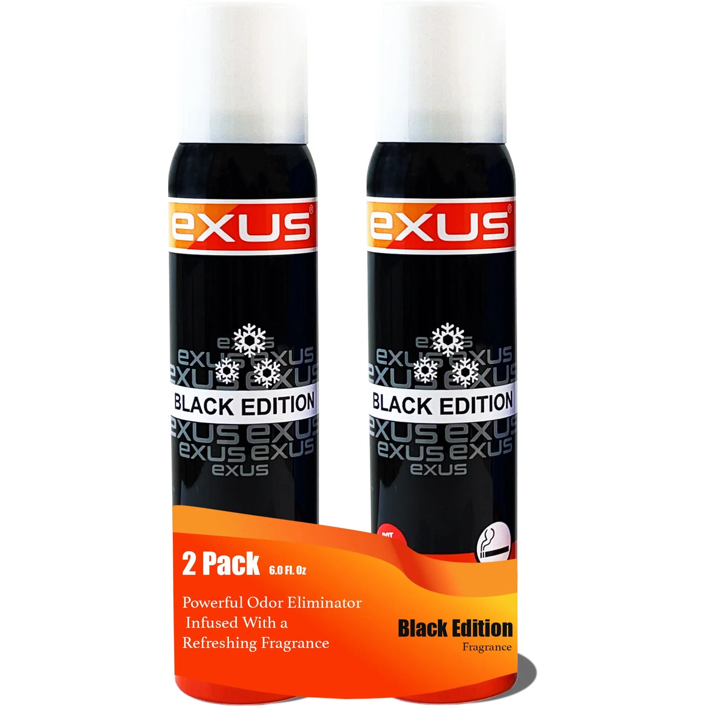 Exus Odor Eliminator - Black Edition 0.7 Oz. Car Air Freshener Odor Eliminator
