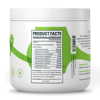 Dog supplement nutrition facts