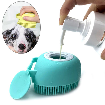 Soft Silicone Pet Bath Massage Brush