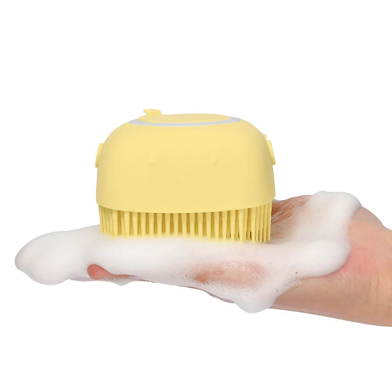 Soft Silicone Pet Bath Massage Brush