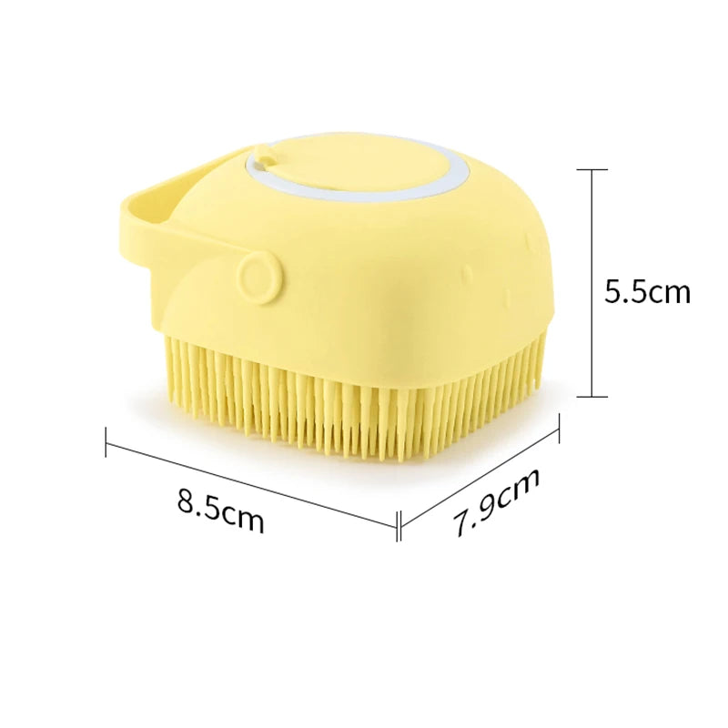 Soft Silicone Pet Bath Massage Brush