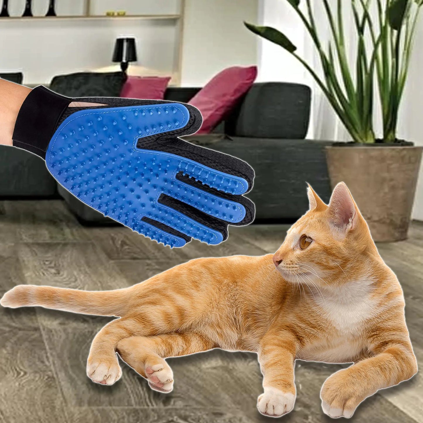 FurGlide Grooming Gloves Hair Removal