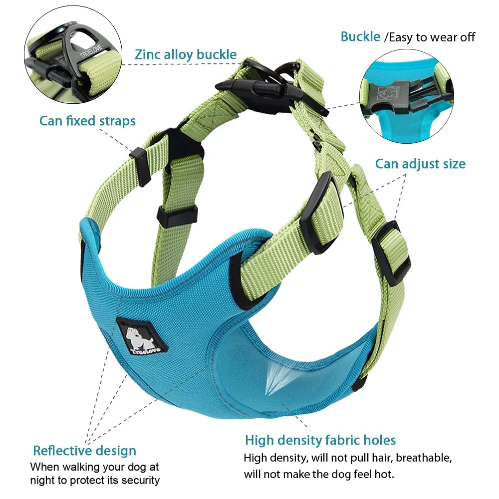 Reflective Adjustable No-Pull Pet Harness