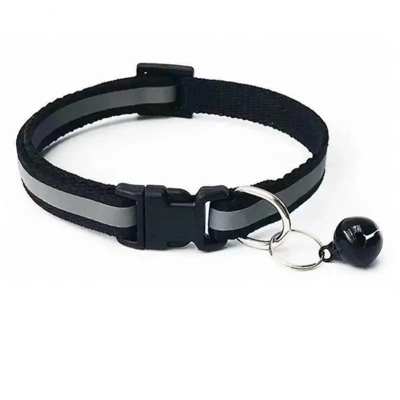 Reflective Breakaway Pet Collar with Bell