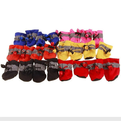 Waterproof Anti-Slip Pet Boots Set