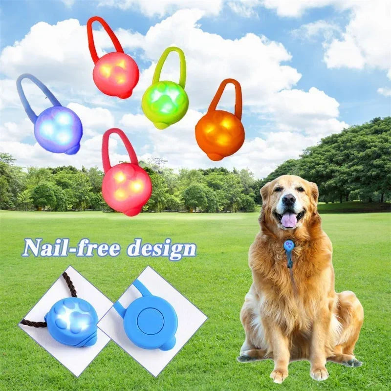 Glowing LED Pet Collar Pendant