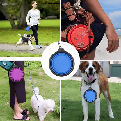 Portable Collapsible Silicone Pet Bowl