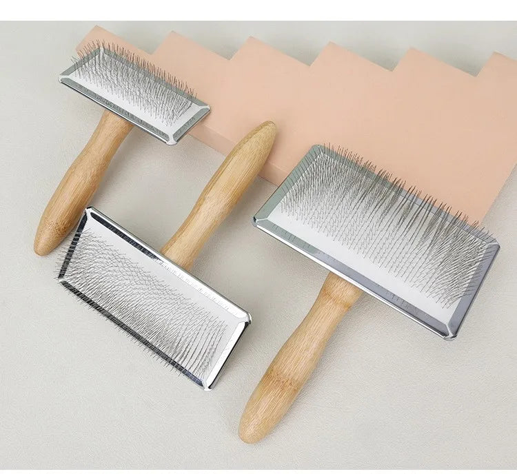 Wooden Pet Grooming Comb