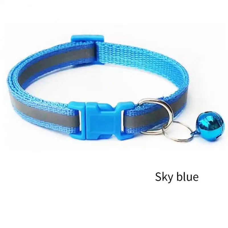 Reflective Breakaway Pet Collar with Bell