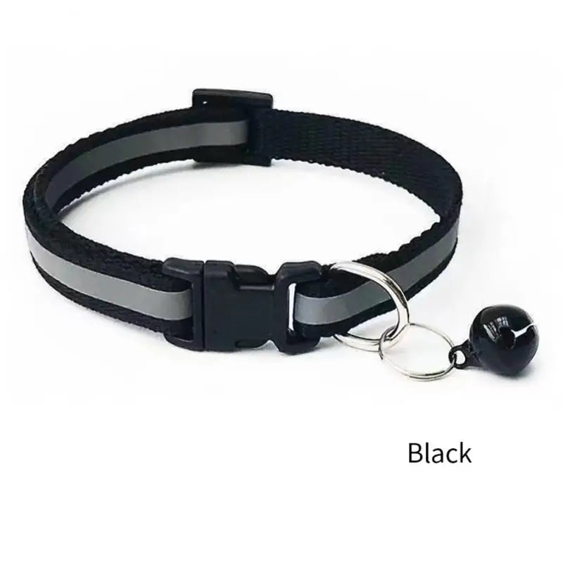 Reflective Breakaway Pet Collar with Bell