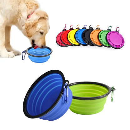 Portable Collapsible Silicone Pet Bowl