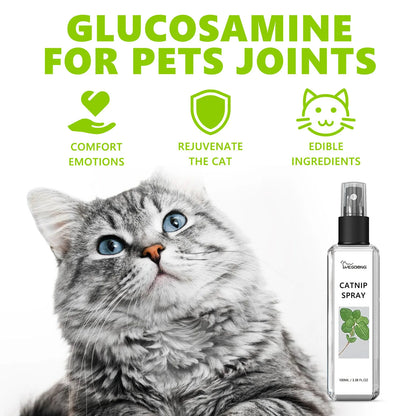 Calming Pet Catnip Spray for Stress