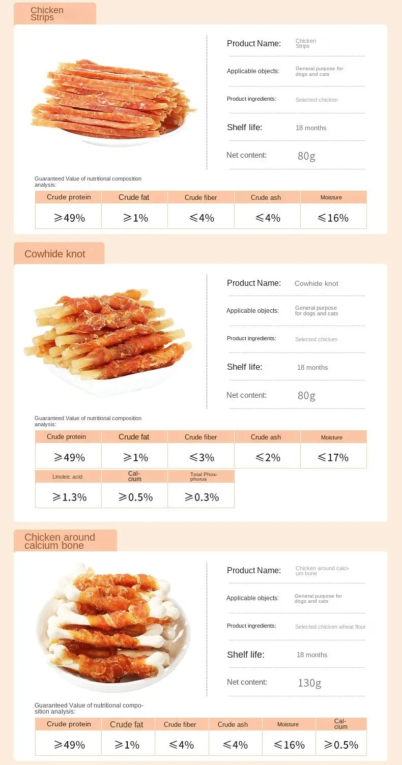 Mixed Pet Snacks for Teeth Care