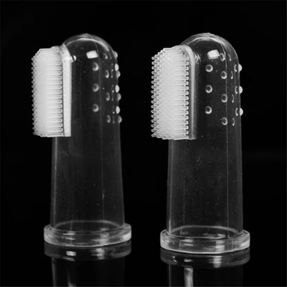 Soft Pet Finger Toothbrush for Clean Teeth