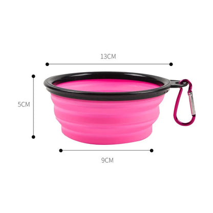 Portable Collapsible Silicone Pet Bowl