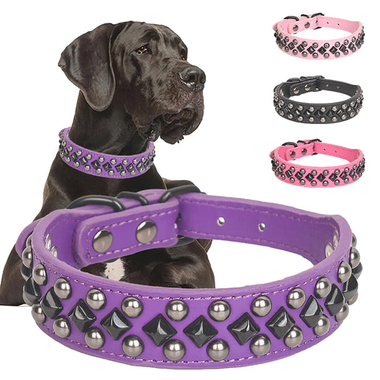 KocaPlye Spiked Studded Dog Collar
