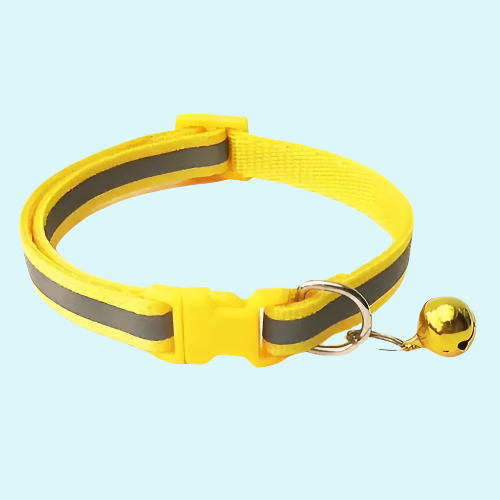 Reflective Breakaway Pet Collar with Bell