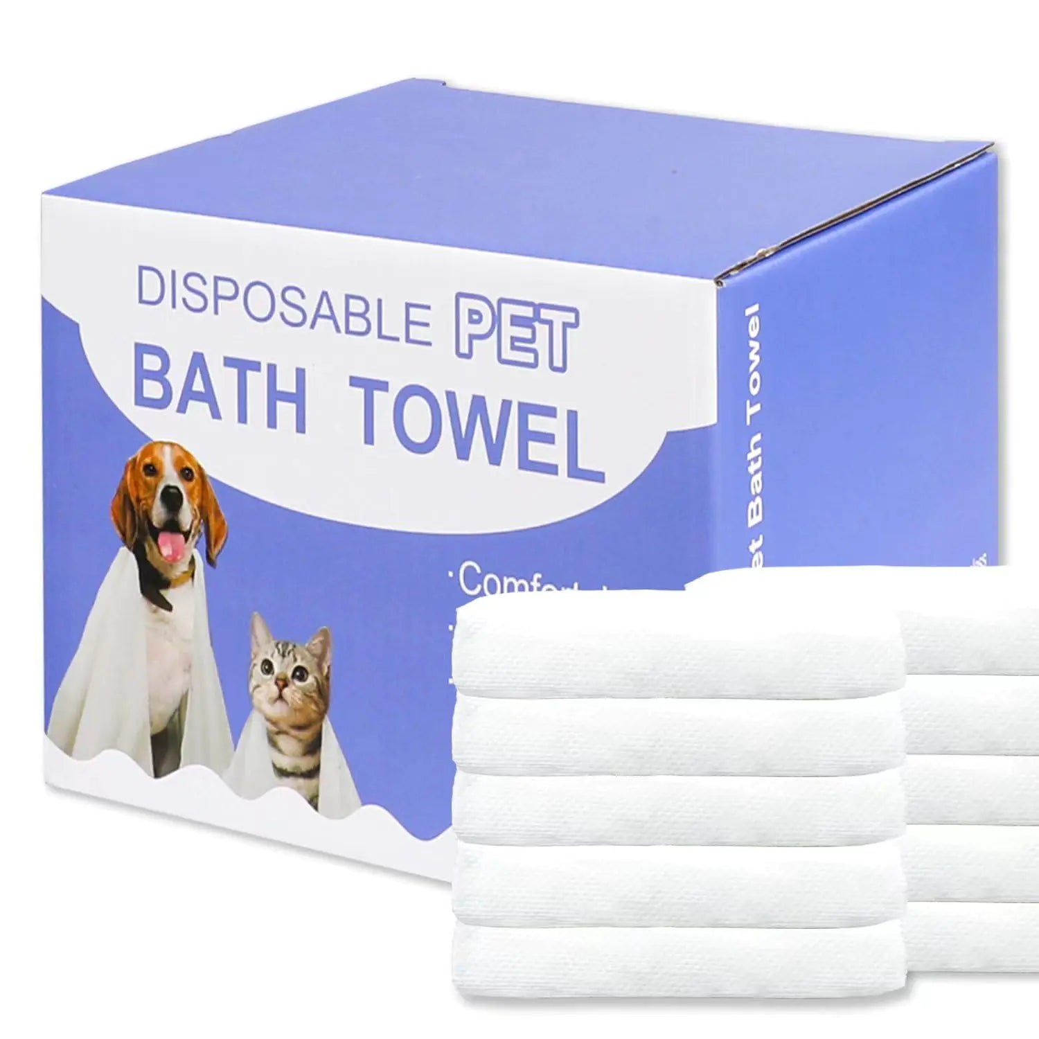 Disposable Pet Bath Towel (10 PCS)