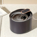 The automatic cat water dispenser in gray.