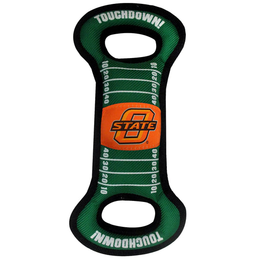 Pets First NCAA Football Field Dog Toy with Squeaker