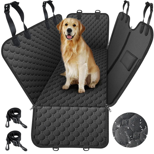 Mancro Dog Car Seat Cover for Back Seat Waterproof Car Seat